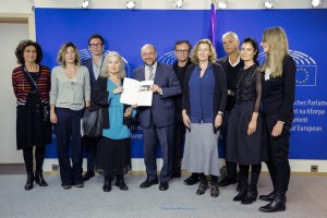 Martin SCHULZ - EP President meets with the delegation of "For a Thousand lives: Be human" 